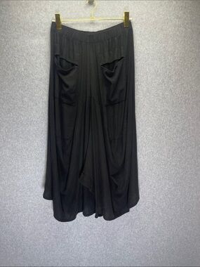 Jaded Gypsy Black Harem Lagenlook Drop Crotch Pants